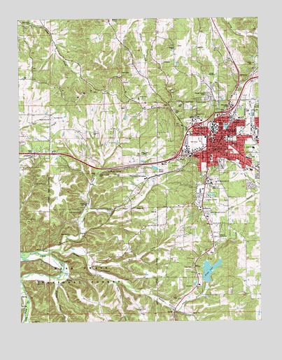 Rolla, MO USGS Topographic Map