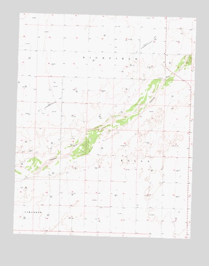 Rolla NW, KS USGS Topographic Map