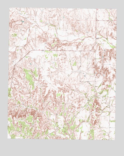 Rolla SW, TX USGS Topographic Map