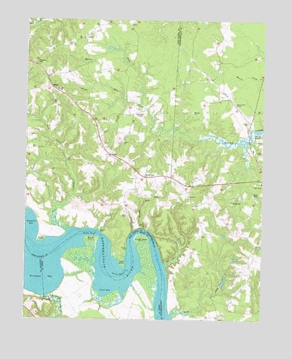 Rollins Fork, VA USGS Topographic Map