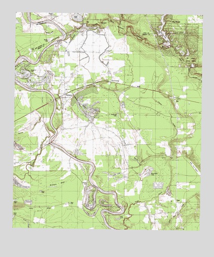Romayor, TX USGS Topographic Map