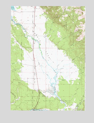 Big Springs, ID USGS Topographic Map