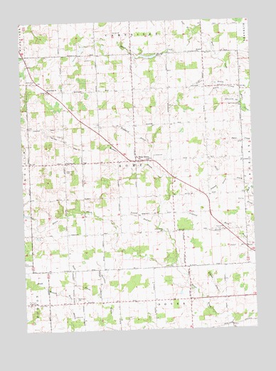Rome Center, MI USGS Topographic Map
