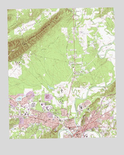 Rome North, GA USGS Topographic Map