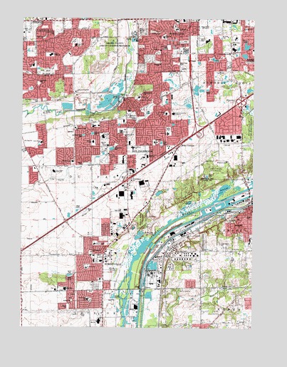 Romeoville, IL USGS Topographic Map