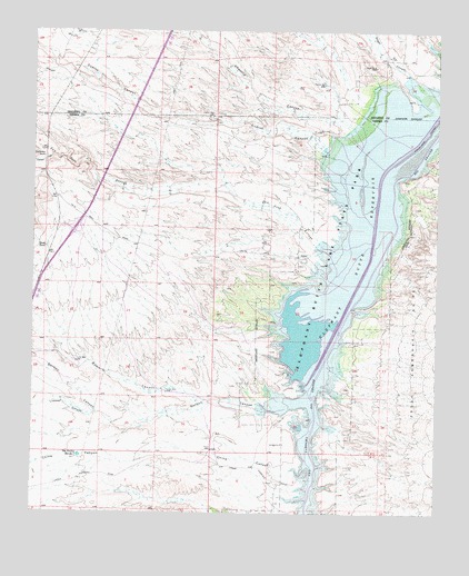 Romero Canyon, NM USGS Topographic Map