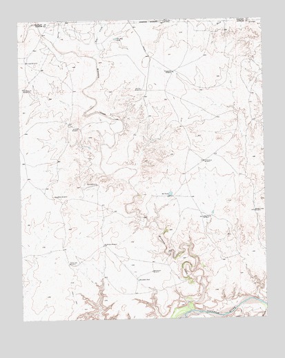 Romero SE, TX USGS Topographic Map