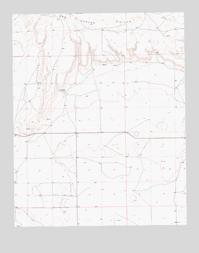 Romero Spring, NM USGS Topographic Map
