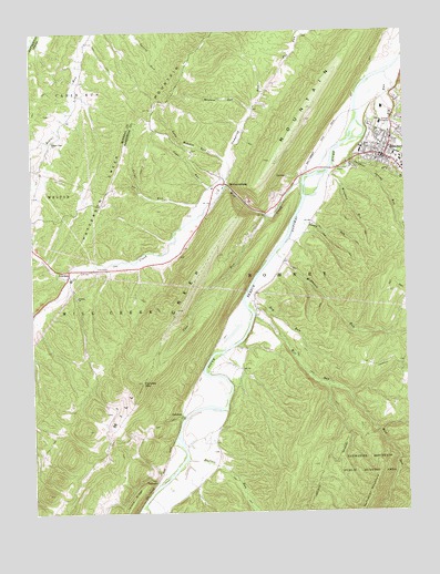 Romney, WV USGS Topographic Map