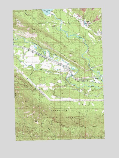 Ronald, WA USGS Topographic Map