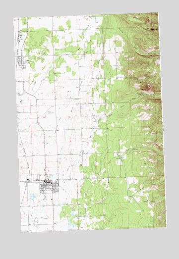 Ronan, MT USGS Topographic Map