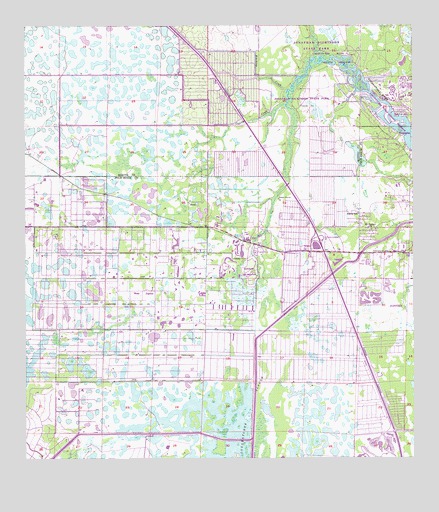 Rood, FL USGS Topographic Map