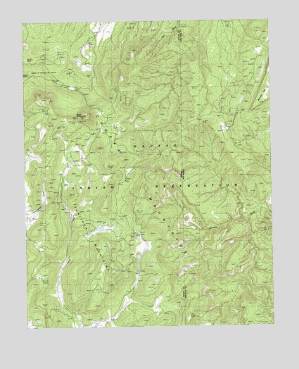 Roof Butte, AZ USGS Topographic Map
