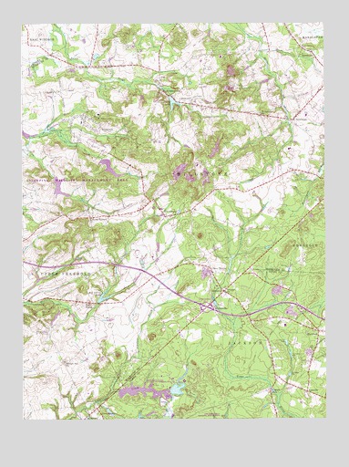 Roosevelt, NJ USGS Topographic Map