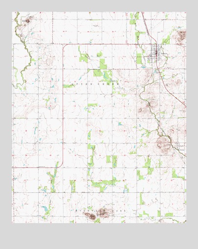 Roosevelt, OK USGS Topographic Map
