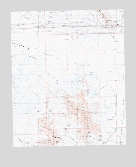 Roosevelt Mine, CA USGS Topographic Map