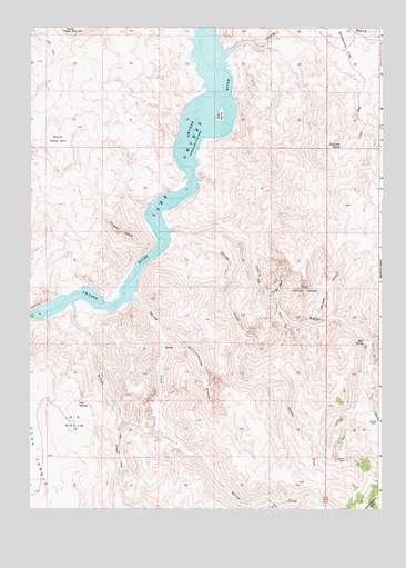 Rooster Comb, OR USGS Topographic Map