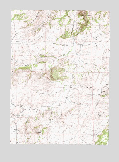Root Creek, WY USGS Topographic Map