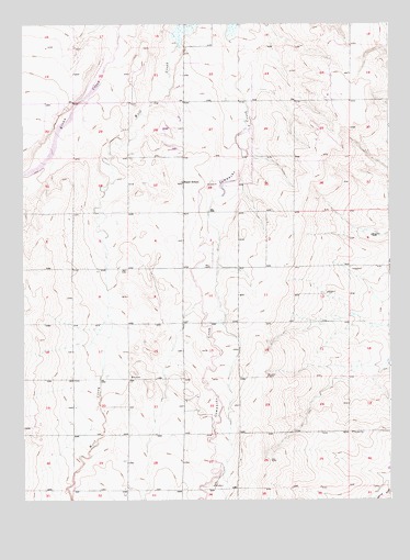 Roper School, CO USGS Topographic Map