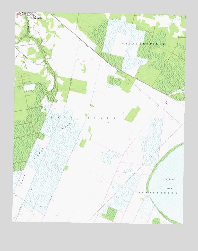 Roper South, NC USGS Topographic Map