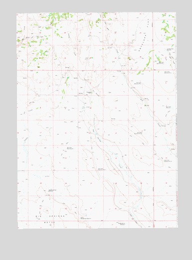 Big Springs Ranch, ID USGS Topographic Map