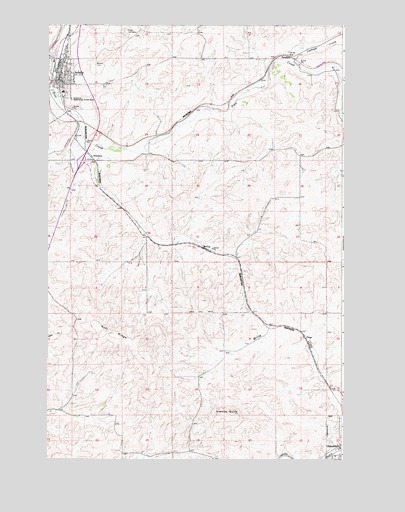 Rosalia, WA USGS Topographic Map