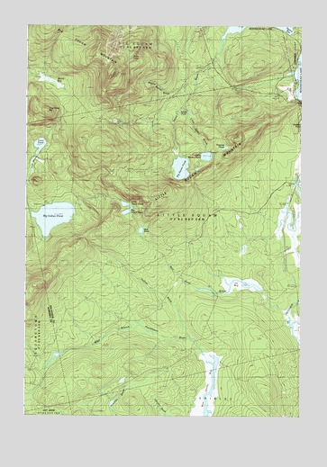 Big Squaw Pond, ME USGS Topographic Map