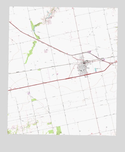 Roscoe, TX USGS Topographic Map