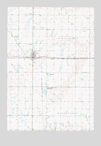 Roscoe, SD USGS Topographic Map