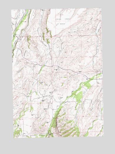 Roscoe, MT USGS Topographic Map