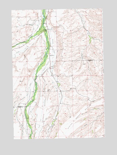 Roscoe NW, MT USGS Topographic Map