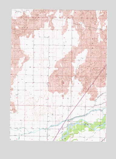 Rose, ID USGS Topographic Map