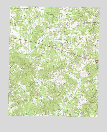 Rose Creek, TN USGS Topographic Map