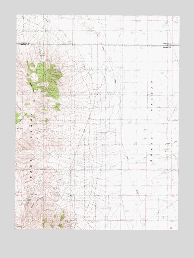Rose Creek Mountain, NV USGS Topographic Map