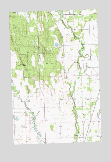Rose Crossing, MT USGS Topographic Map