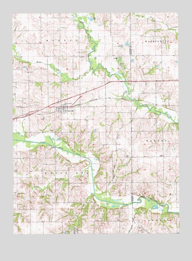 Rose Hill, IA USGS Topographic Map