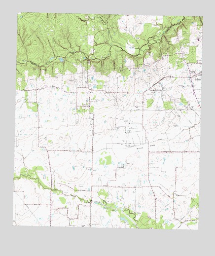 Rose Hill, TX USGS Topographic Map