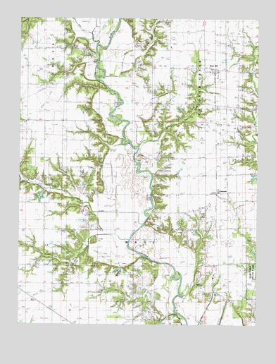 Rose Hill, IL USGS Topographic Map