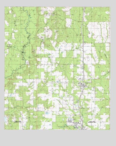 Rosepine, LA USGS Topographic Map