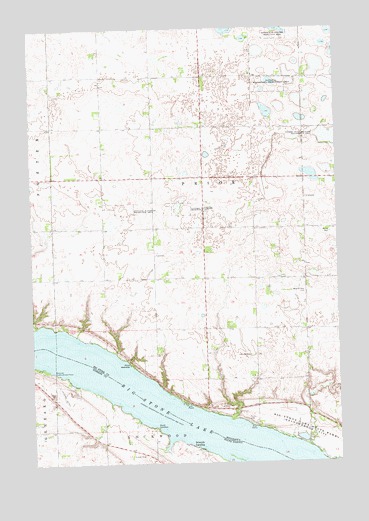 Big Stone Lake East, MN USGS Topographic Map