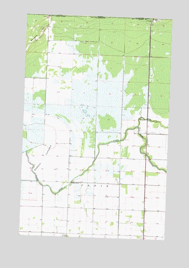 Roseau NE, MN USGS Topographic Map