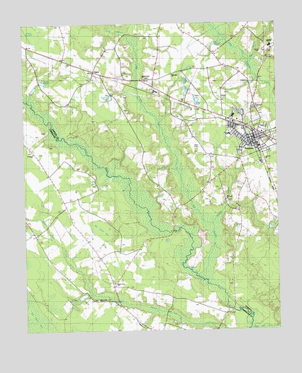 Roseboro, NC USGS Topographic Map