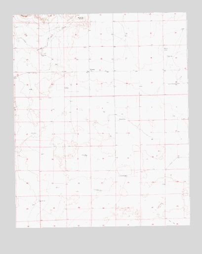 Rosebud, NM USGS Topographic Map