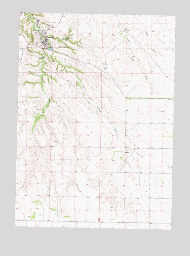 Rosebud, SD USGS Topographic Map