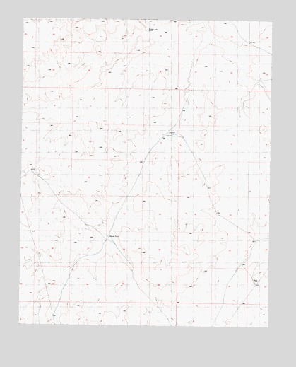 Rosebud Tank, AZ USGS Topographic Map
