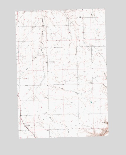 Rosebush, OR USGS Topographic Map