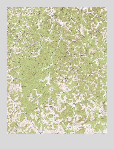 Rosedale, WV USGS Topographic Map