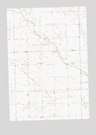 Big Stone Lake SW, SD USGS Topographic Map