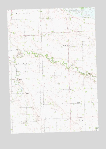 Rosen, MN USGS Topographic Map