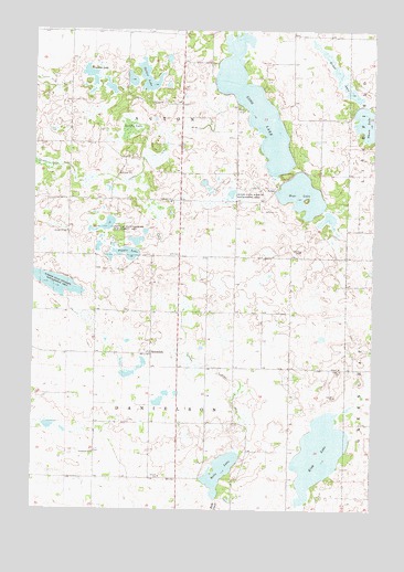 Rosendale, MN USGS Topographic Map